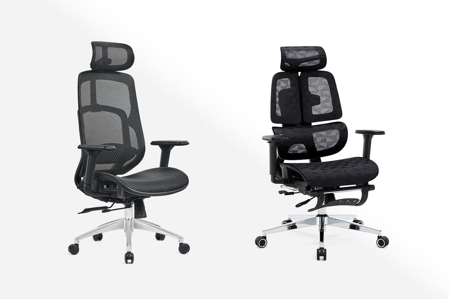 Ghế công thái học lưng liền hay lưng đôi: Tìm hiểu sự khác biệt quan trọng