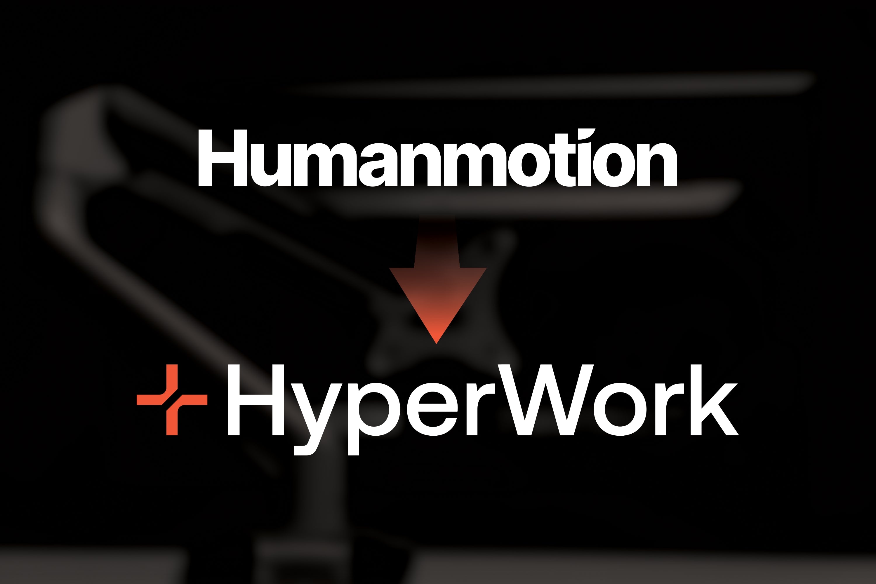 Chuyển đổi thương hiệu arm màn hình Humanmotion sang HyperWork