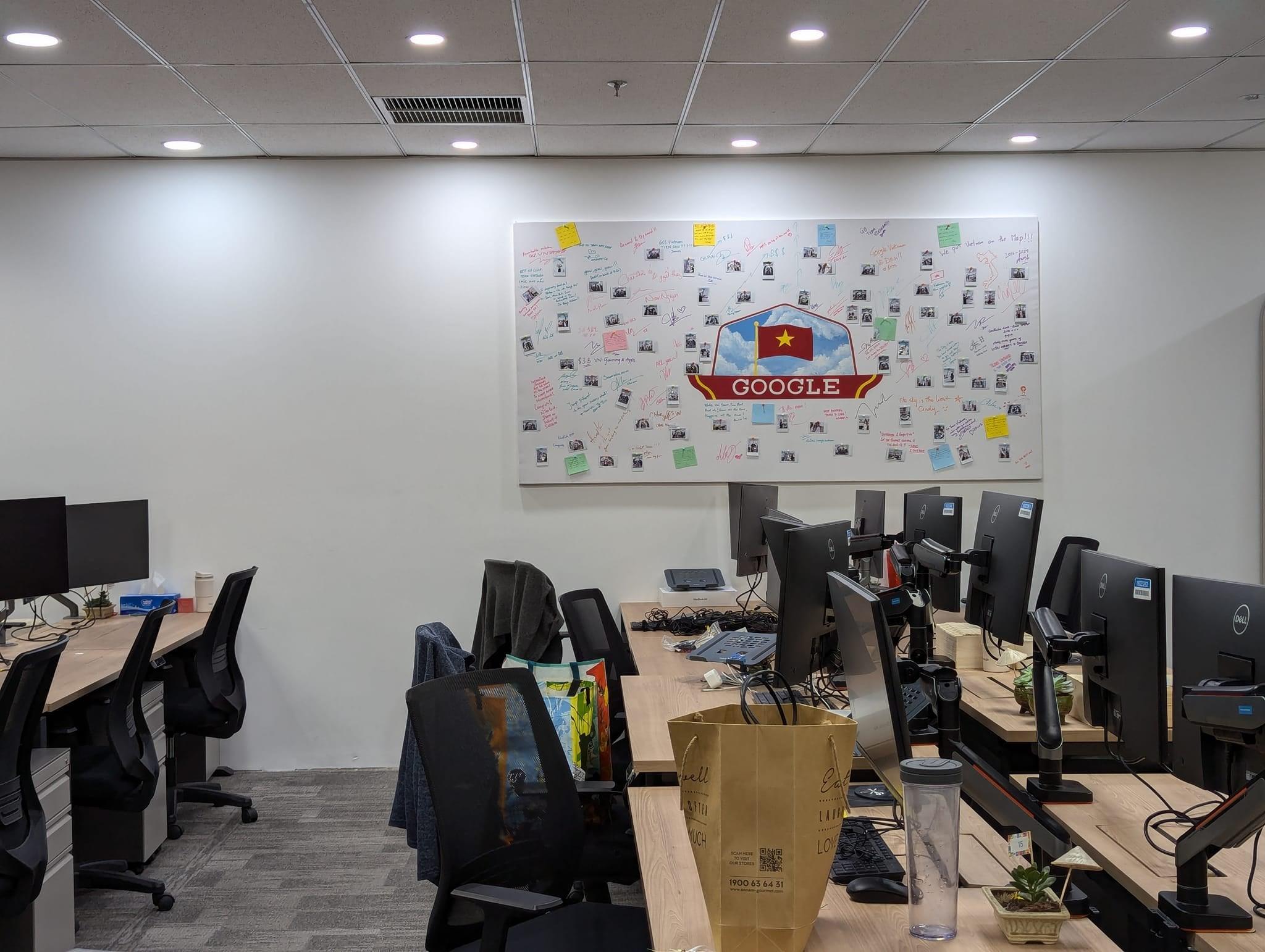 Dự án arm màn hình T9 Pro II và T6 Pro tại văn phòng Google Việt Nam