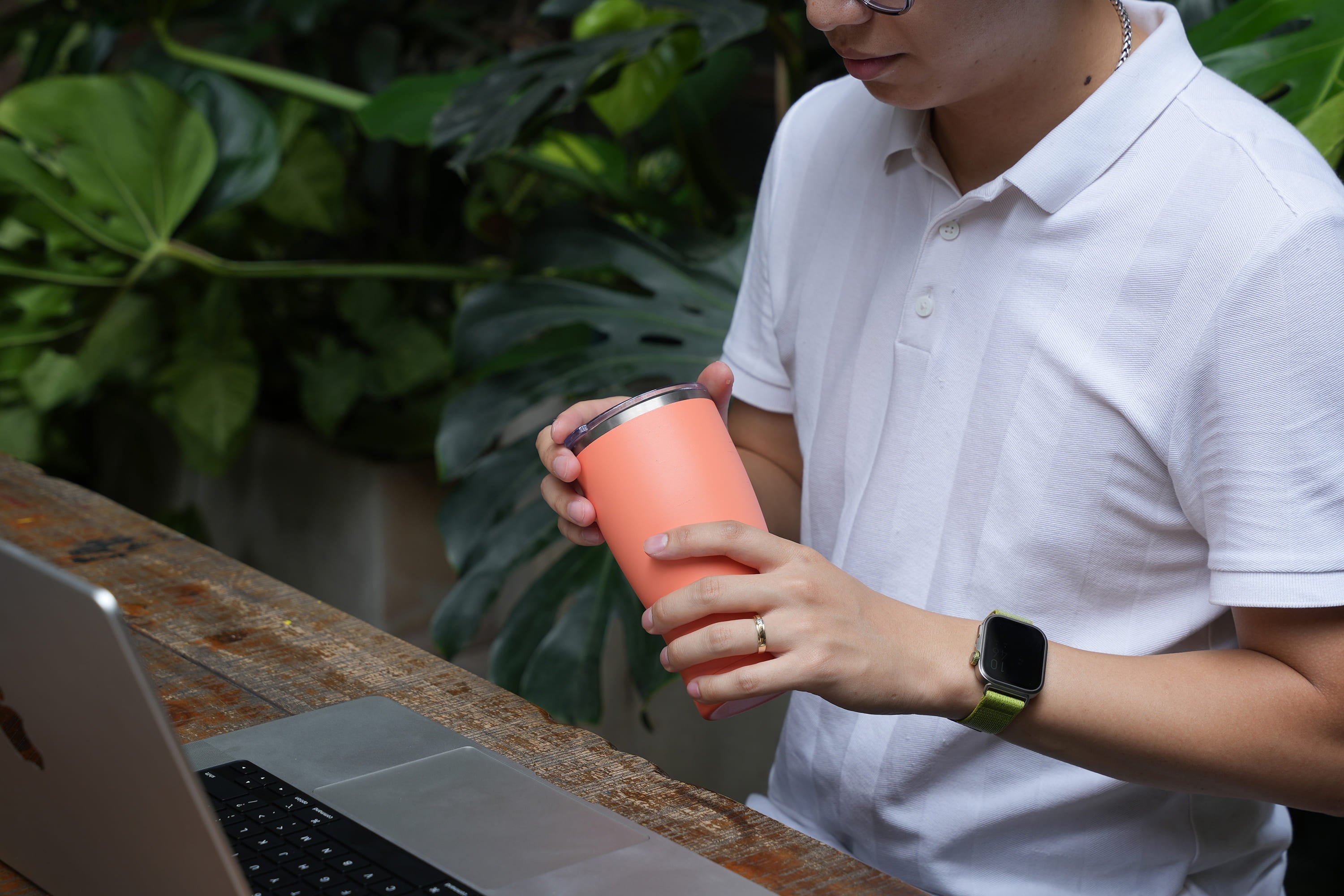 Cốc giữ nhiệt HyperWork Heat Lock: Giữ lạnh tới 24 giờ, chống tràn, sử dụng tại văn phòng, tàu xe, ngoài trời