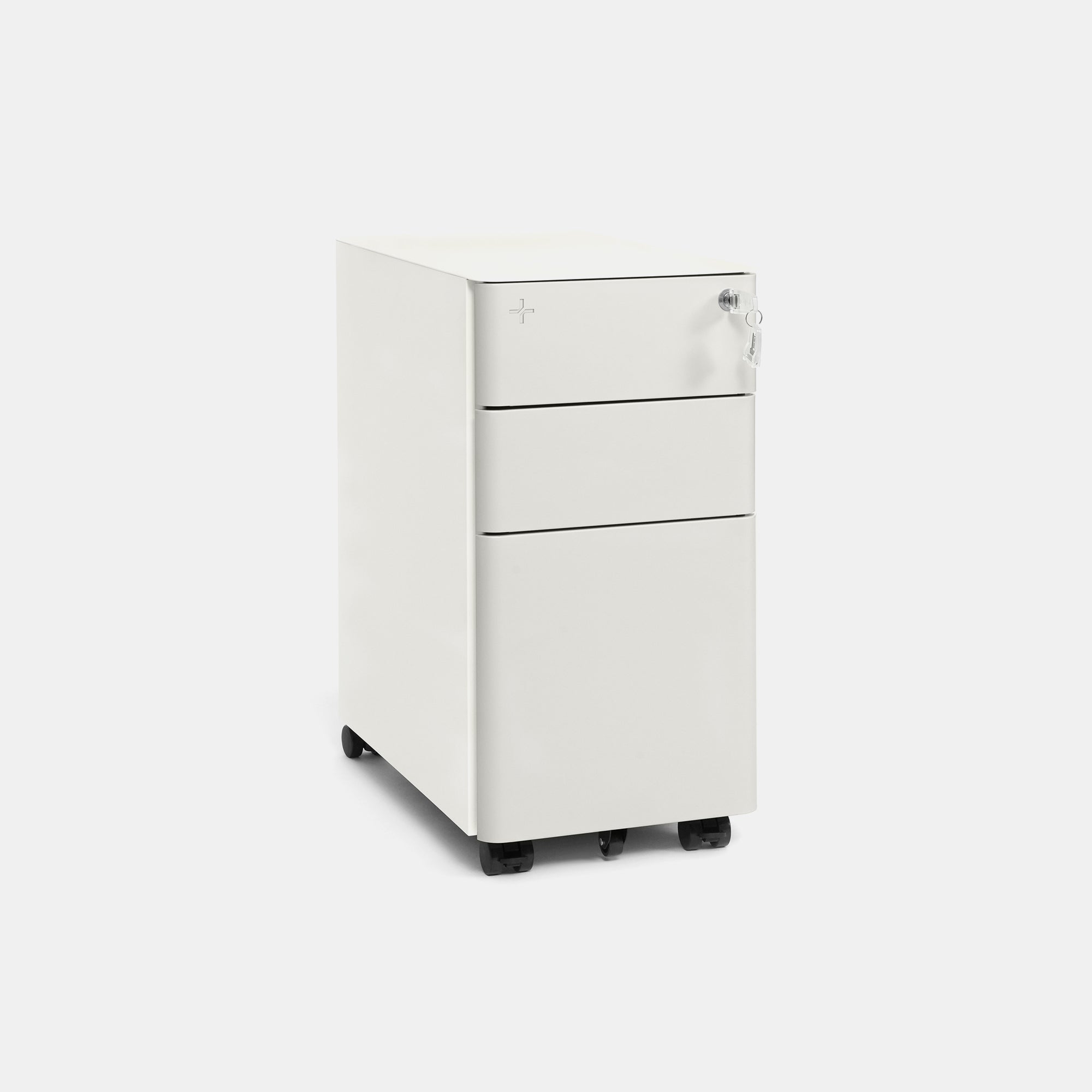 Tủ tài liệu thép di động HyperWork Ivy Slim | MC02 (Trắng)