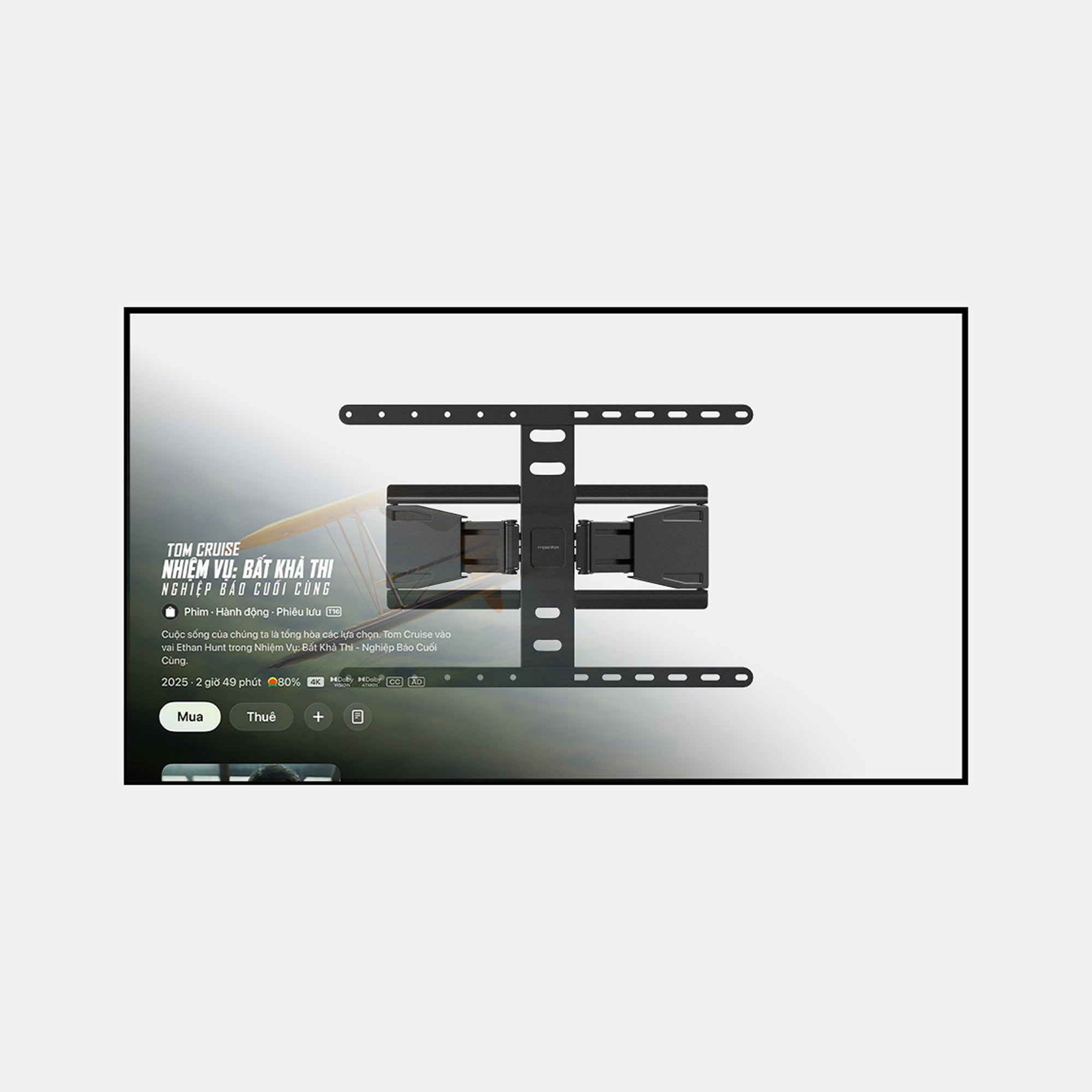 Giá treo tivi gắn tường HyperWork TVF04