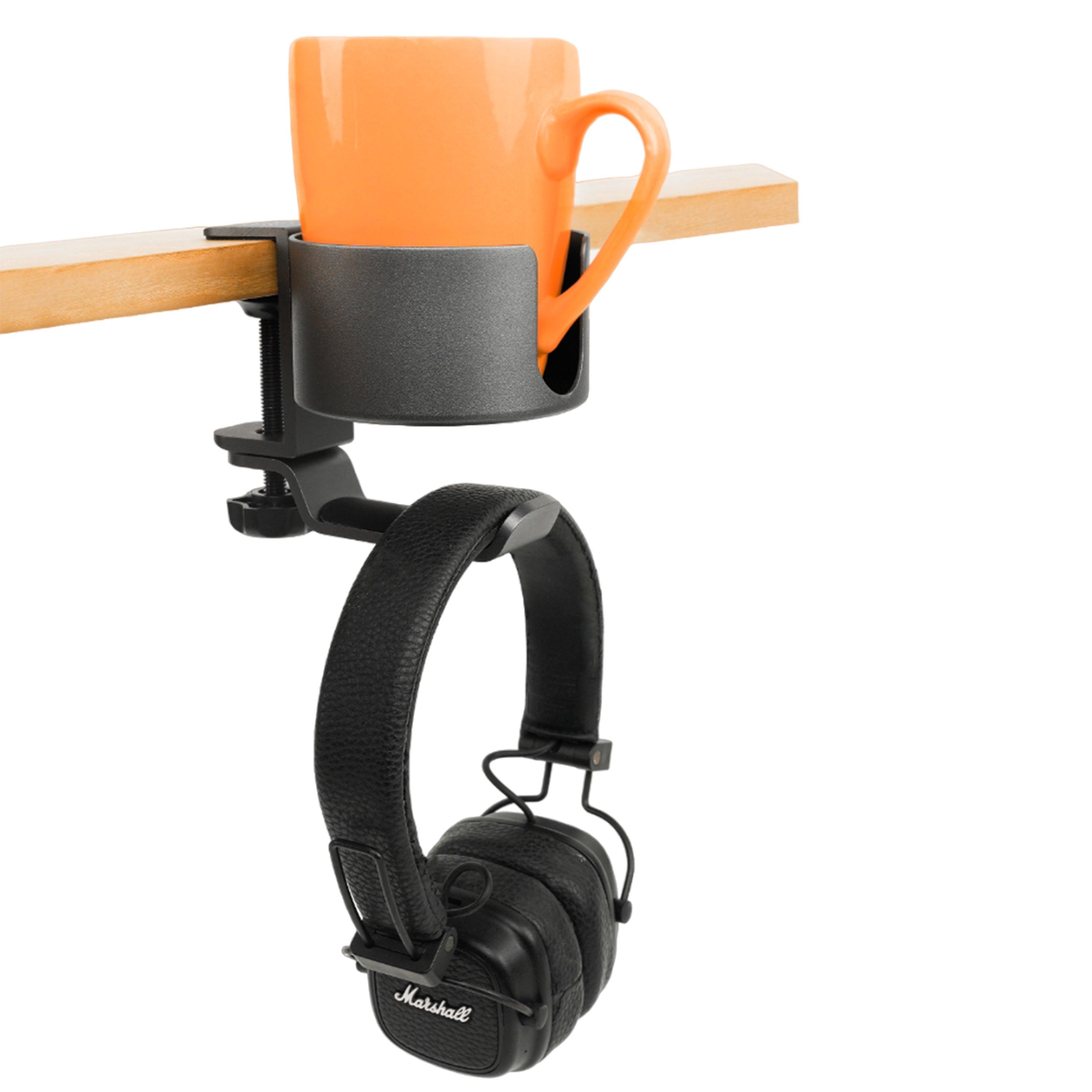 Giá để cốc kẹp bàn tích hợp móc treo đồ HyperWork CH01 - HyperWork