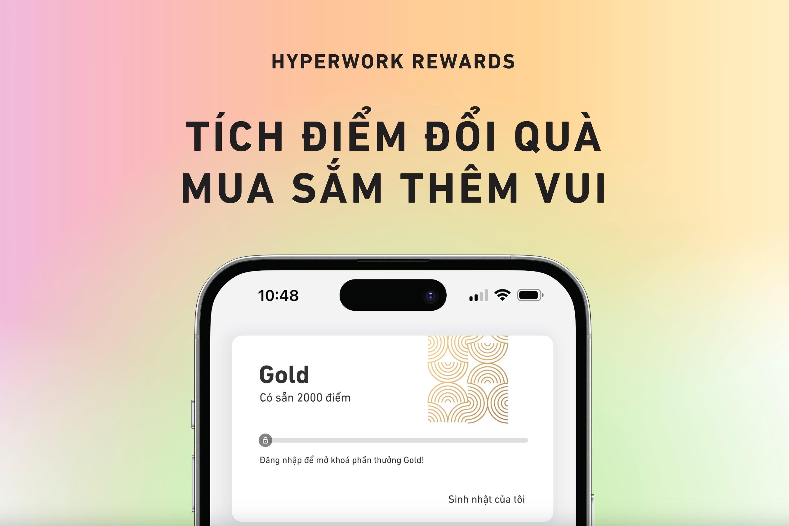 Hướng dẫn chi tiết đăng ký thành viên, tích điểm đổi quà tại website HyperWork