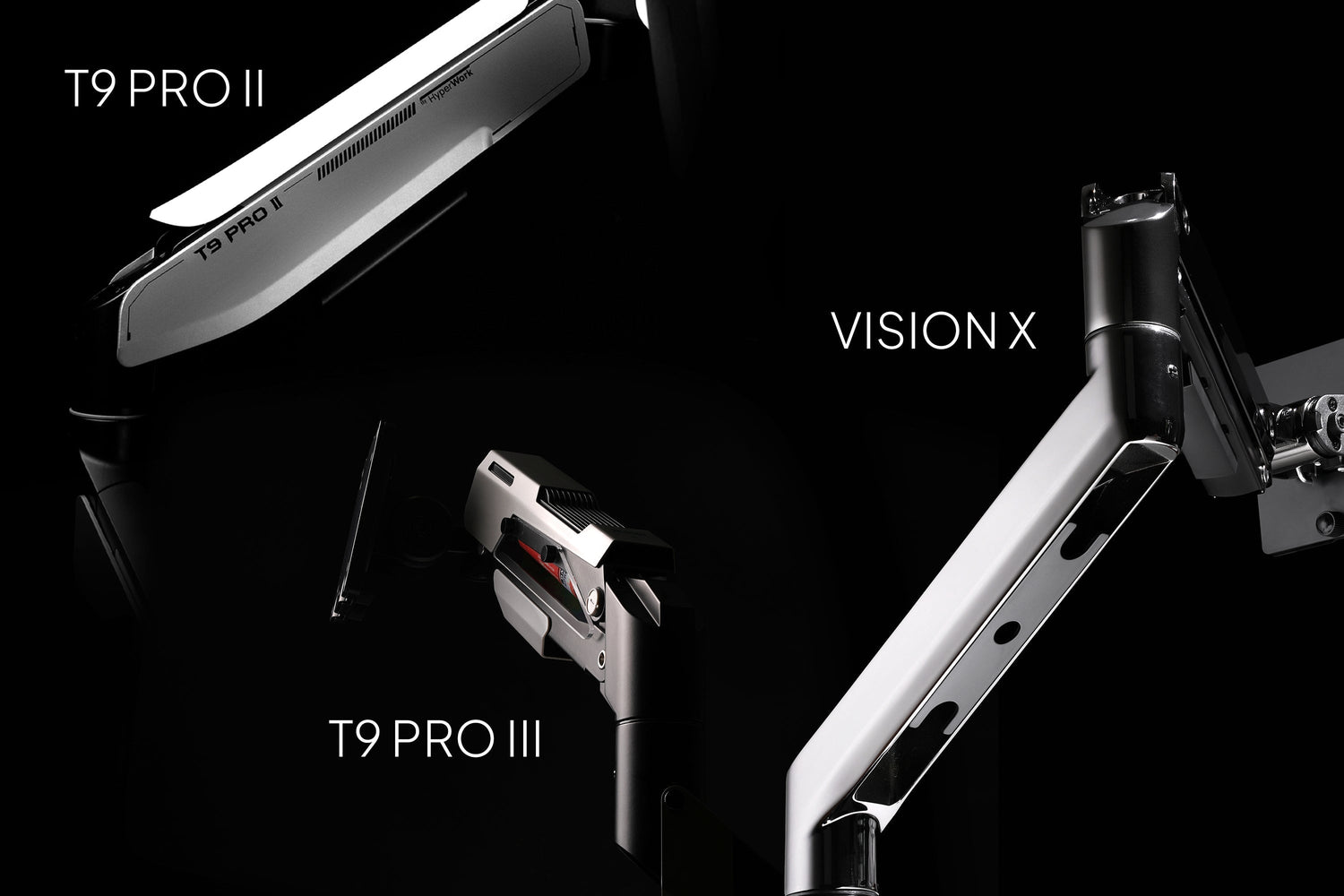 Tìm arm màn hình hiệu suất lớn: Chọn T9 Pro II, T9 Pro III hay VisionX?