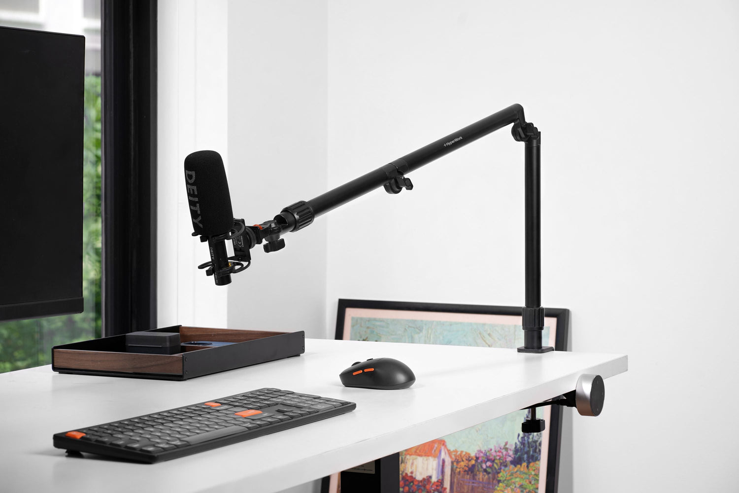 Arm microphone thế hệ mới: Tải trọng 5 kg, nâng đỡ đa thiết bị bền bỉ, linh hoạt