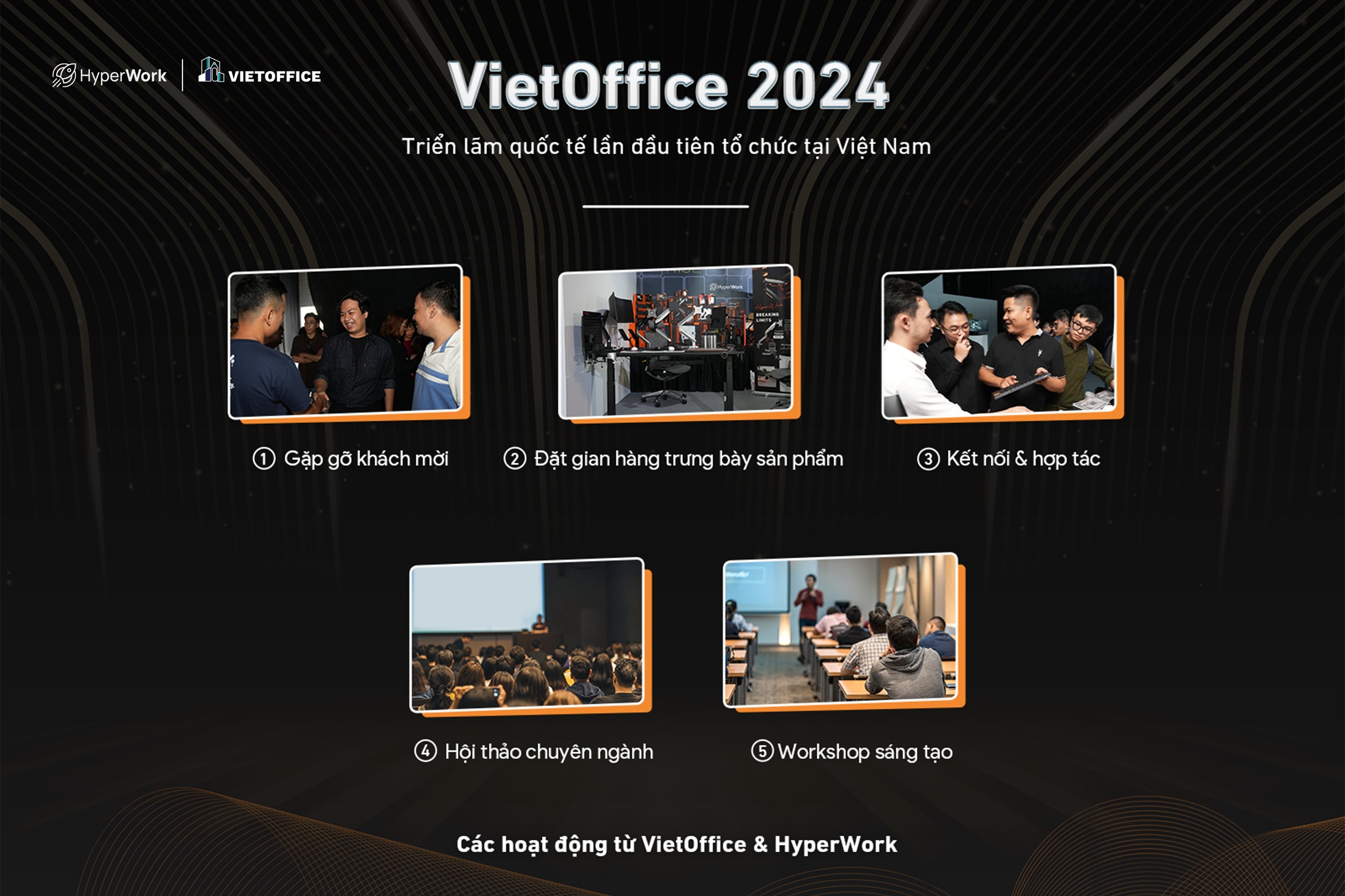 HyperWork tham gia VietOffice 2024 - triển lãm quy mô quốc tế, lần đầu tiên tổ chức tại Việt Nam - HyperWork