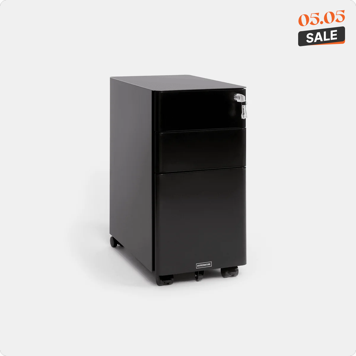Tủ tài liệu thép di động HyperWork Ivy Slim | MC02