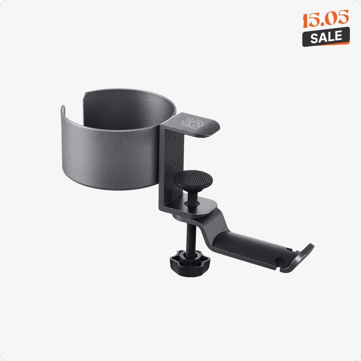 Giá để cốc kẹp bàn tích hợp móc treo đồ HyperWork | CH01