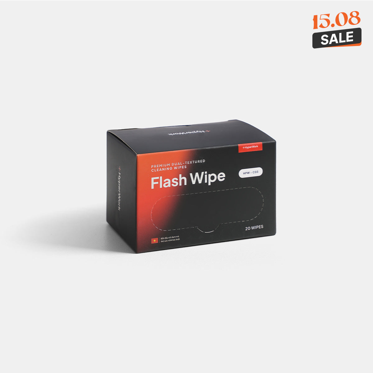 Khăn làm sạch nhanh Flash Wipe - Bộ 20 cái | C03