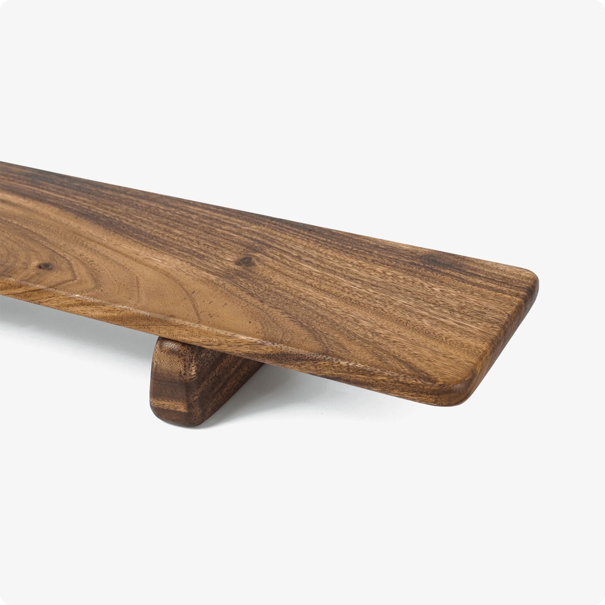 Kệ bàn HyperWork Gỗ óc chó (chân bàn gỗ đặc) - HyperWork