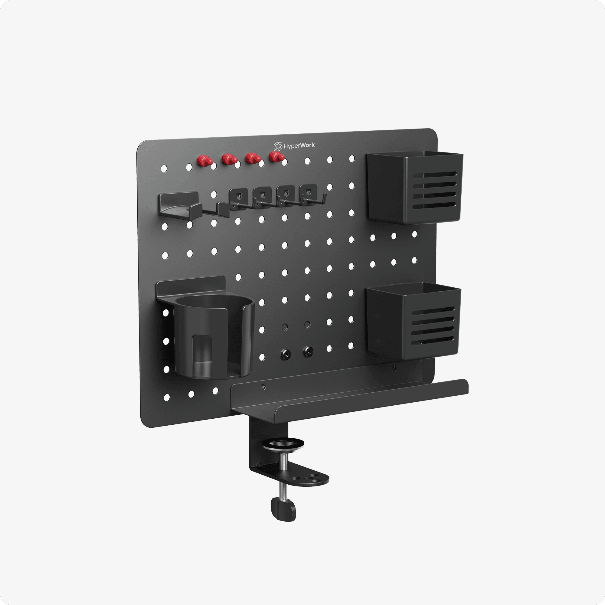 Pegboard xoay HyperWork Omni Board màu đen (PG03) - HyperWork