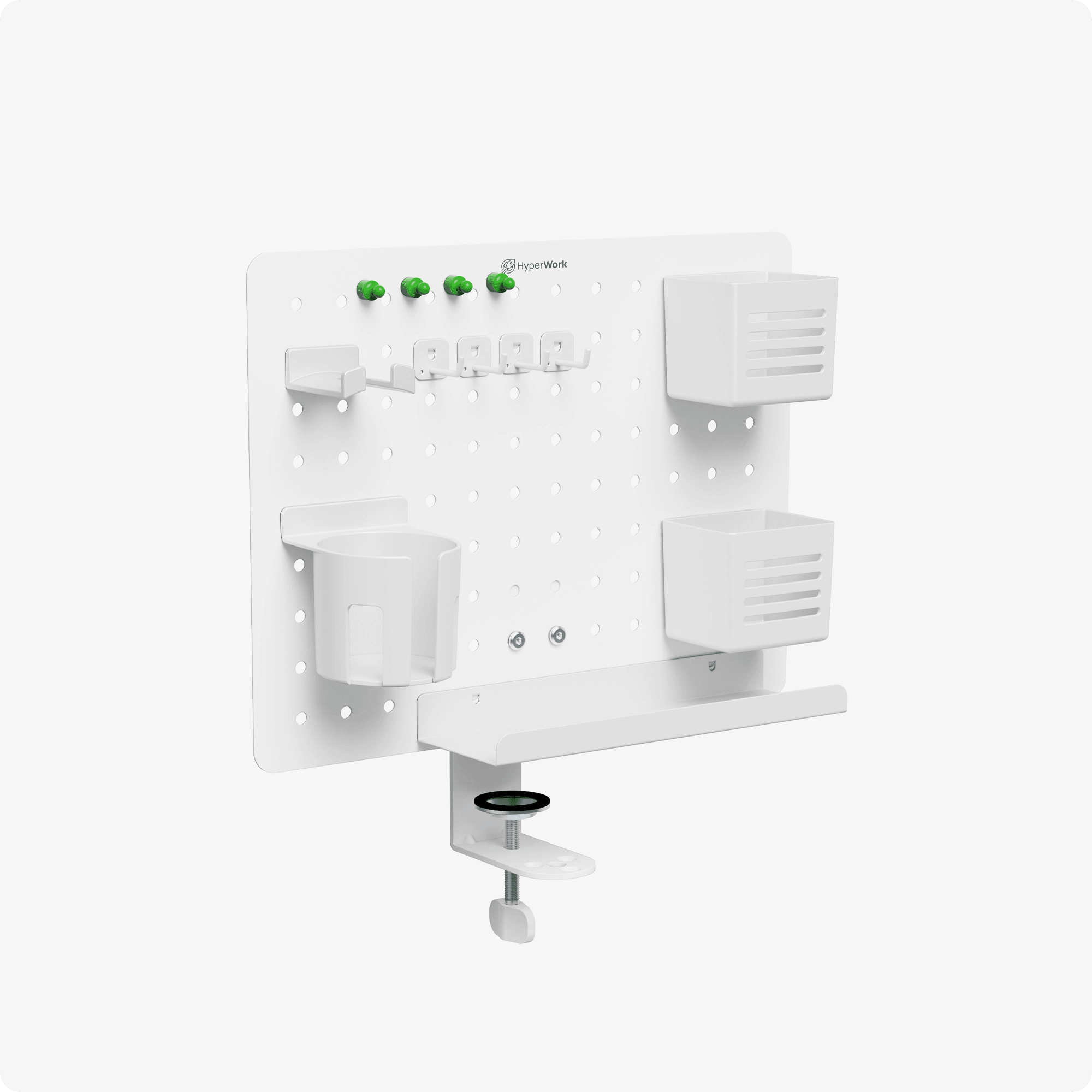 Pegboard xoay HyperWork Omni Board màu trắng (PG03) - HyperWork